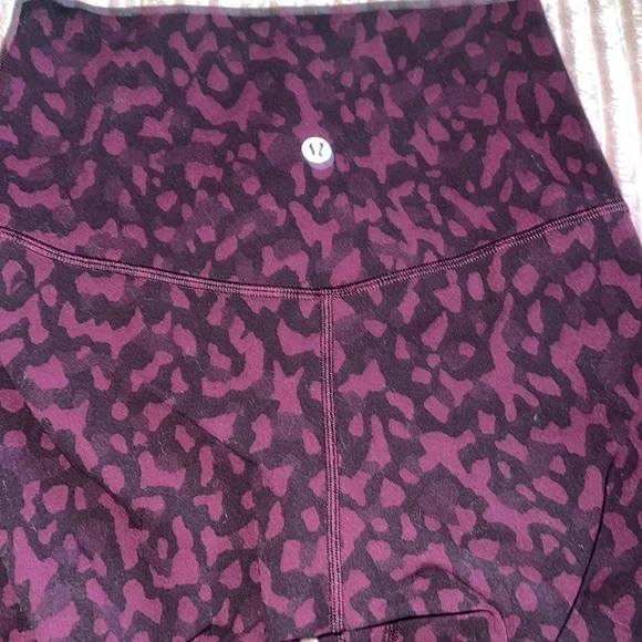 Lululemon Align Pant II 25" Formation Camo Dark Adobe Multi, size 4.